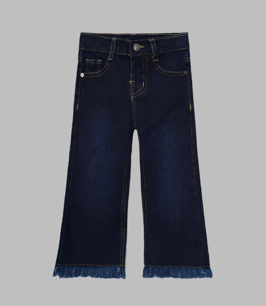 Dark Blue Denim Pants for Kids – Classic & Comfy