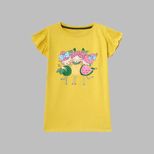 Girls Cotton Jersey Frock for Summer Days