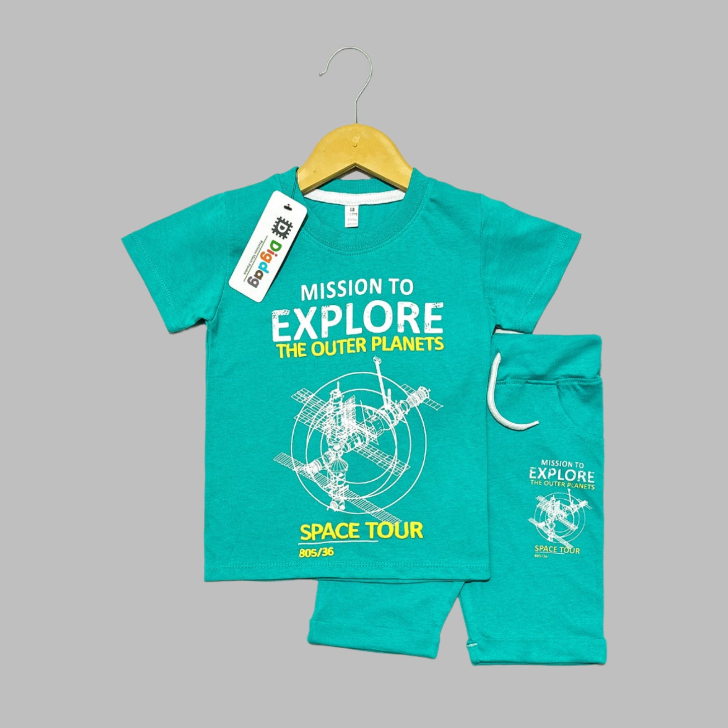 Mission To Explore Turquoise Twinset