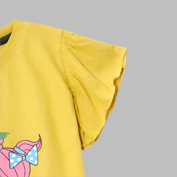 Girls Cotton Jersey Frock for Summer Days