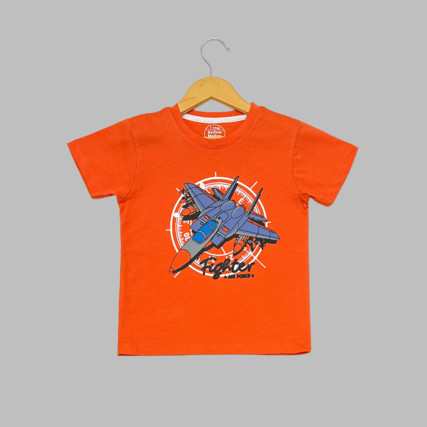 Fighter Jet Orange Tee