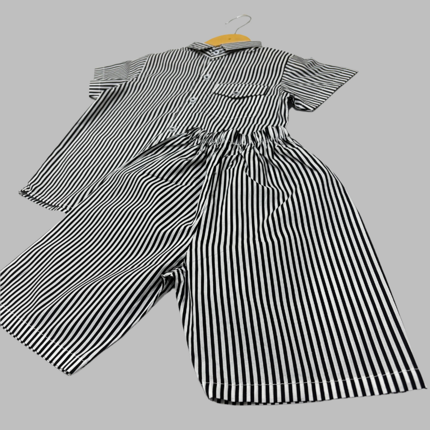 Black & White Striped Twinset