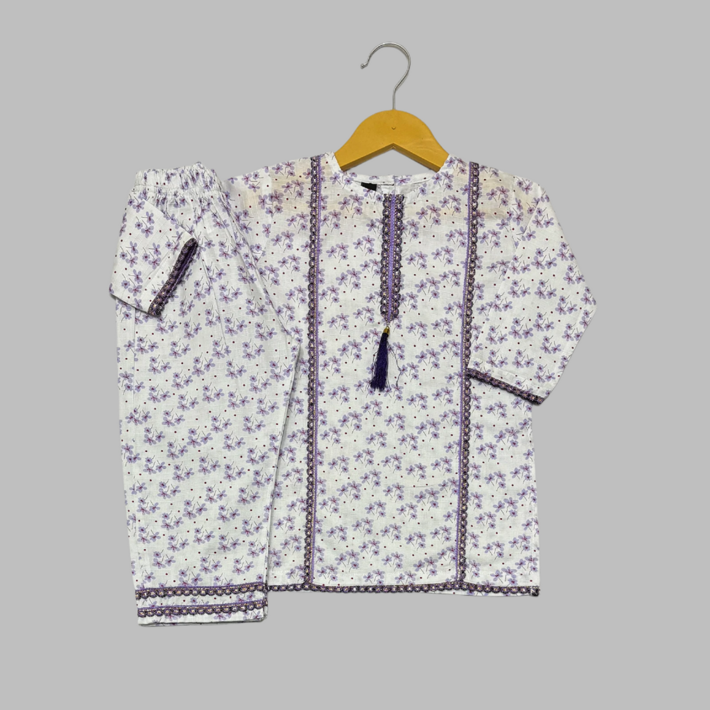 White Kameez With Shalwar