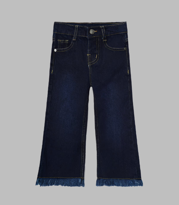 Dark Blue Denim Pants for Kids – Classic & Comfy