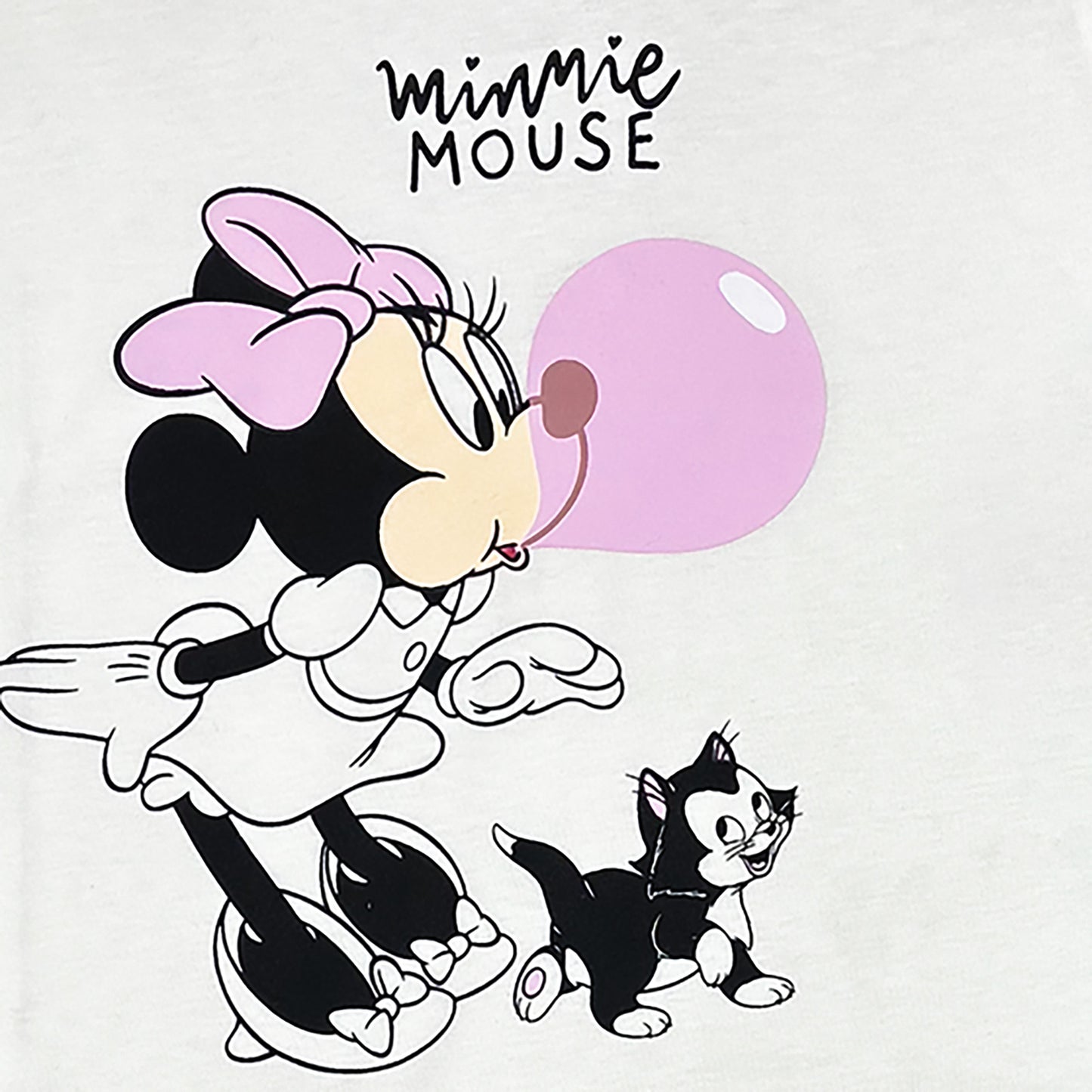 Minnie Mouse White & Black PJ's