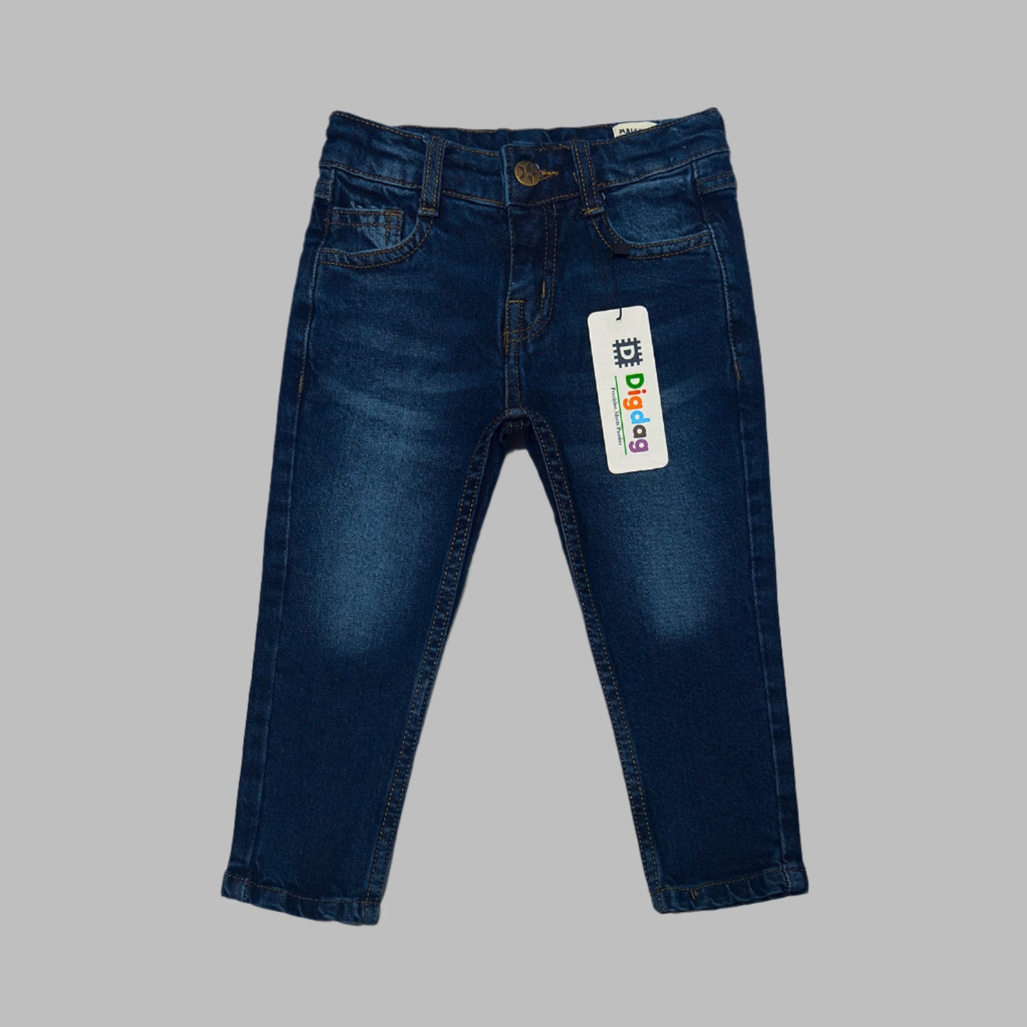 Dark Blue Denim Pants