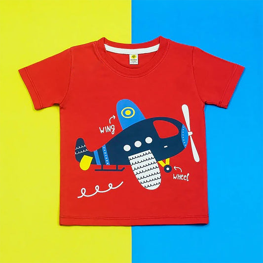Airplane Summer Red T-Shirt