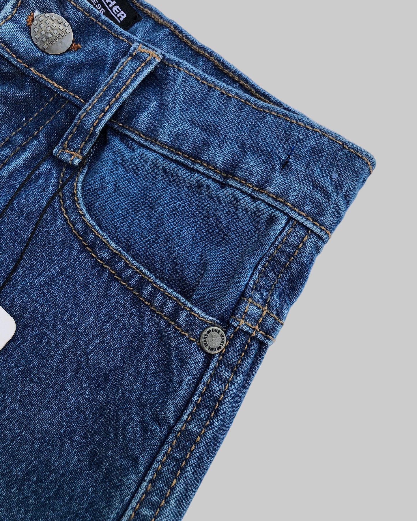 Blue Baggy Cargo Pants for Kids – Classic & Cool