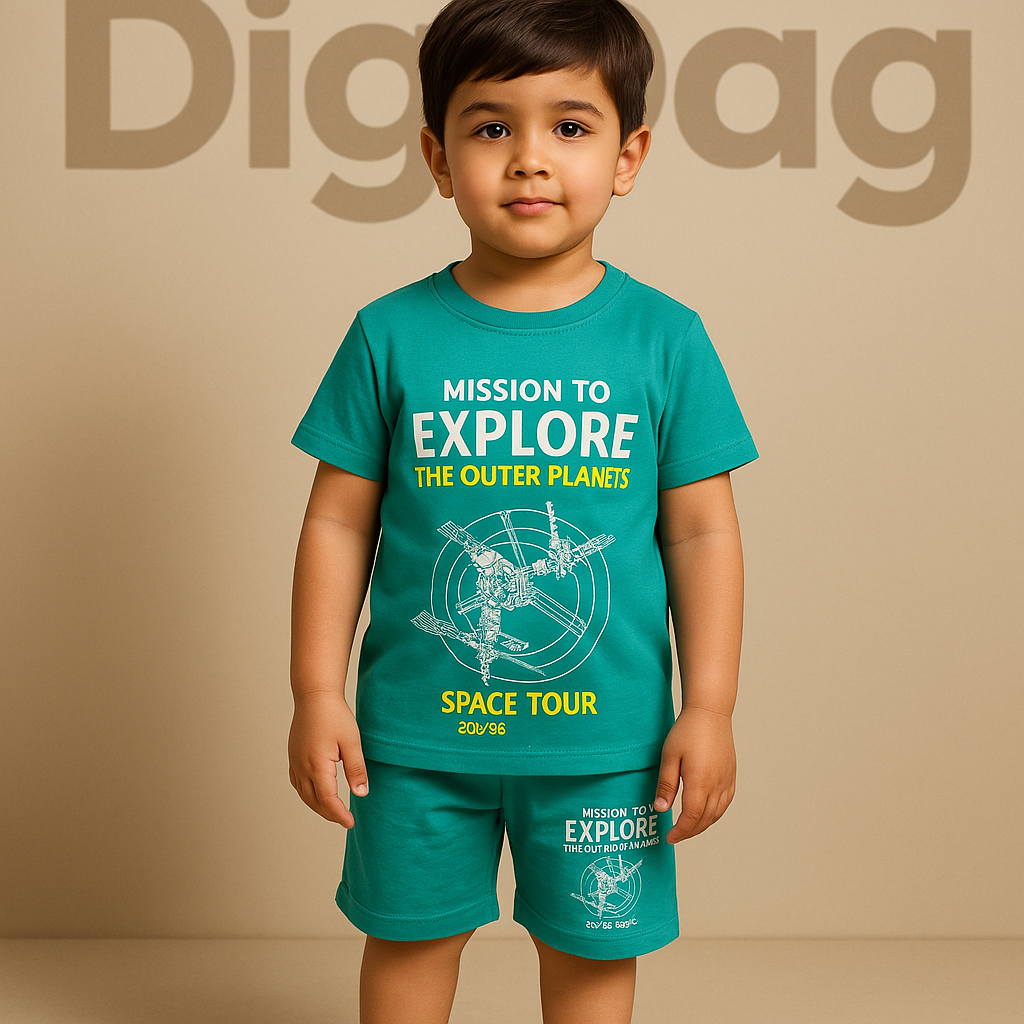 Mission To Explore Turquoise Twinset