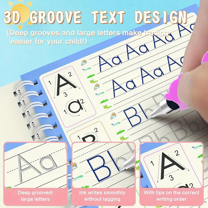 Kids Magic Practice Book Set of 4 – Fun Learning at Home & School