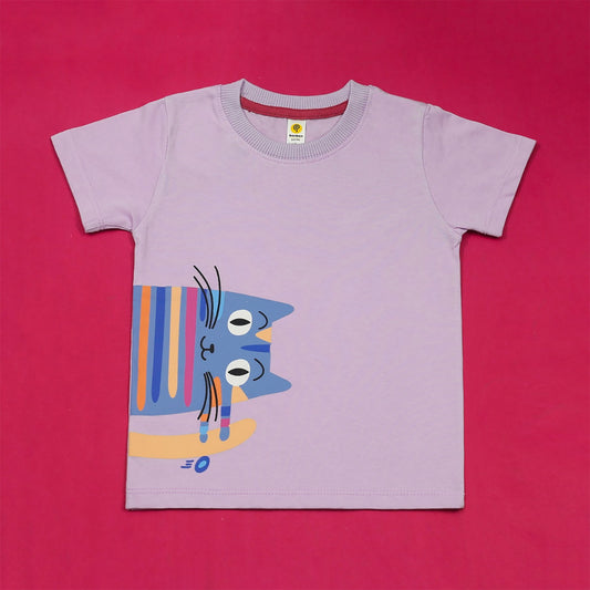 Meow Lavender Tee