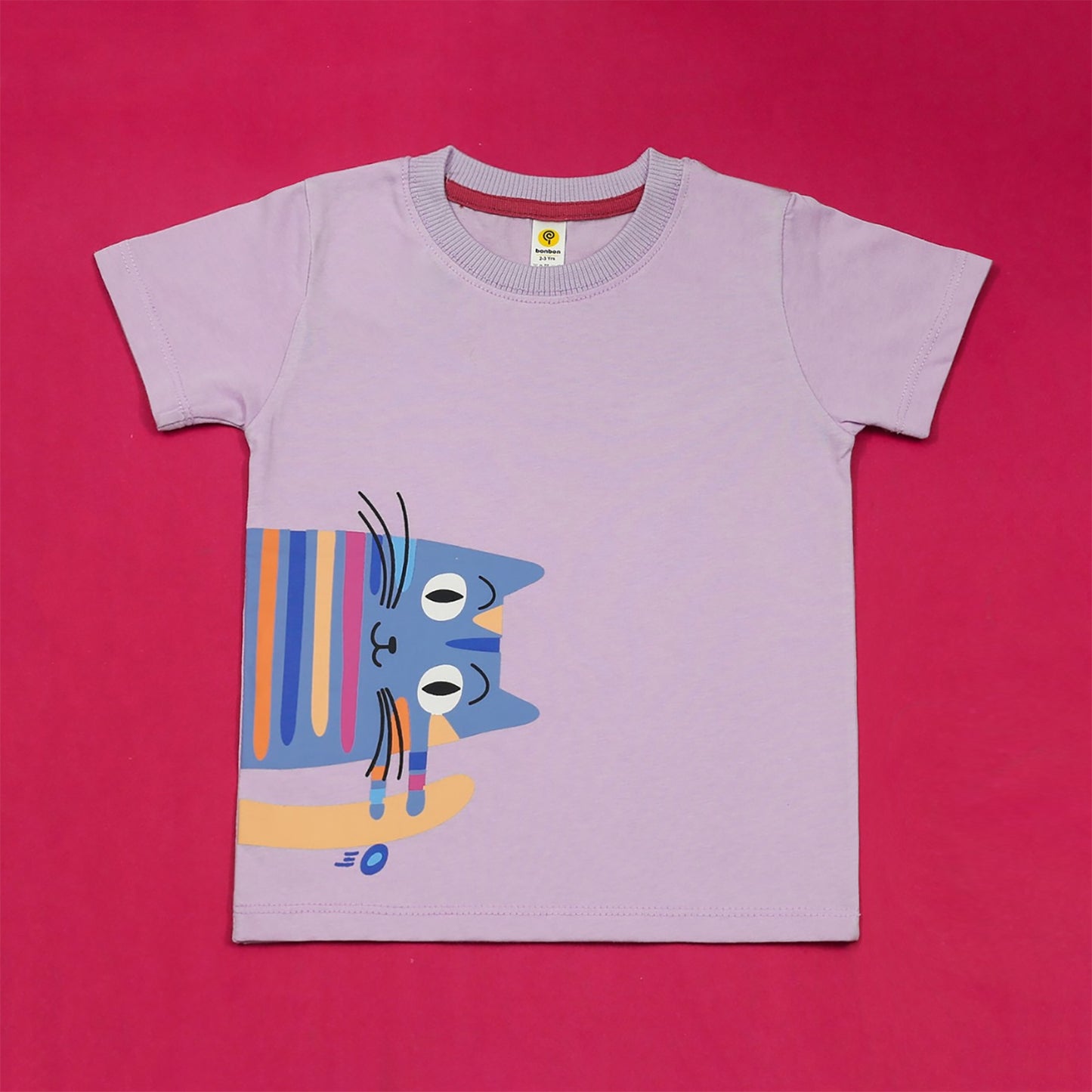 Meow Lavender Tee