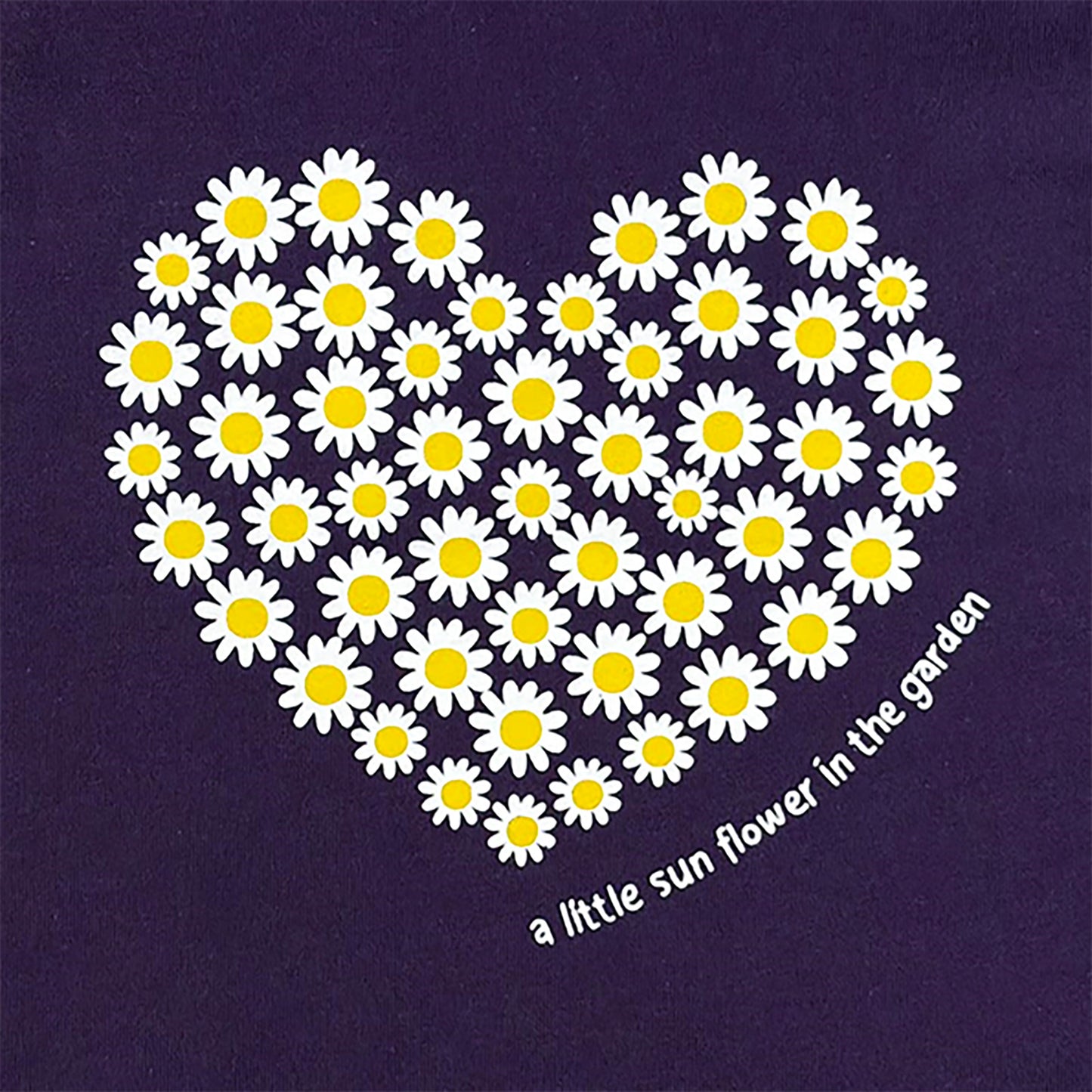 Little Sun Flower Purple Tee
