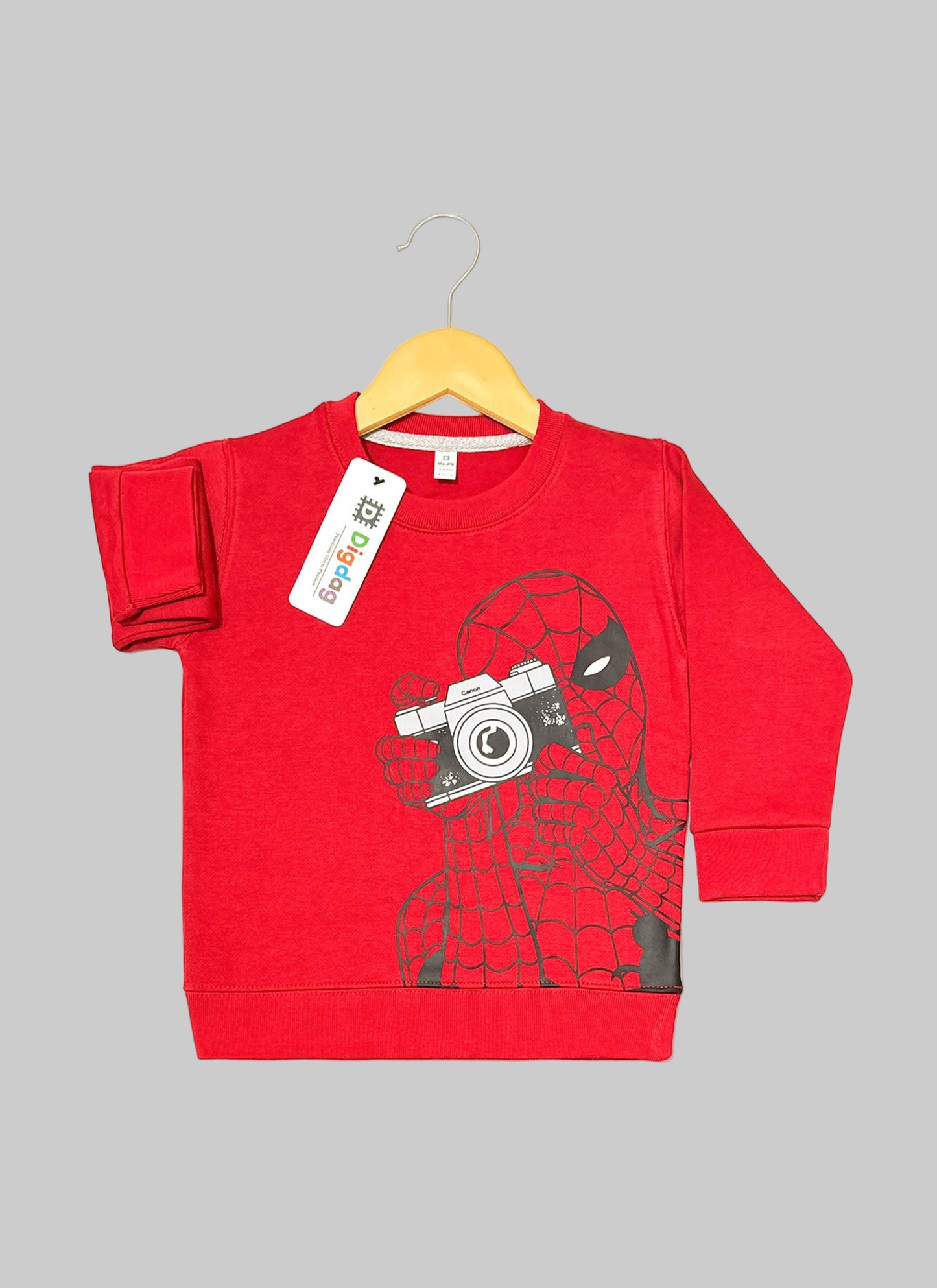 Spider-Man Red Sweatshirt for Boys