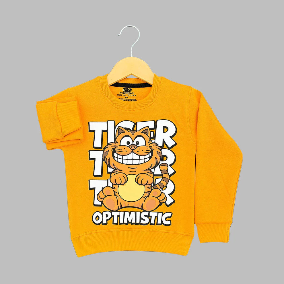 Tiger Optimistic Musturd Sweatshirt