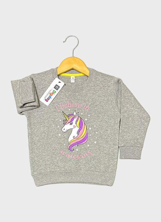 Unicorn Grey Sweatshirt
