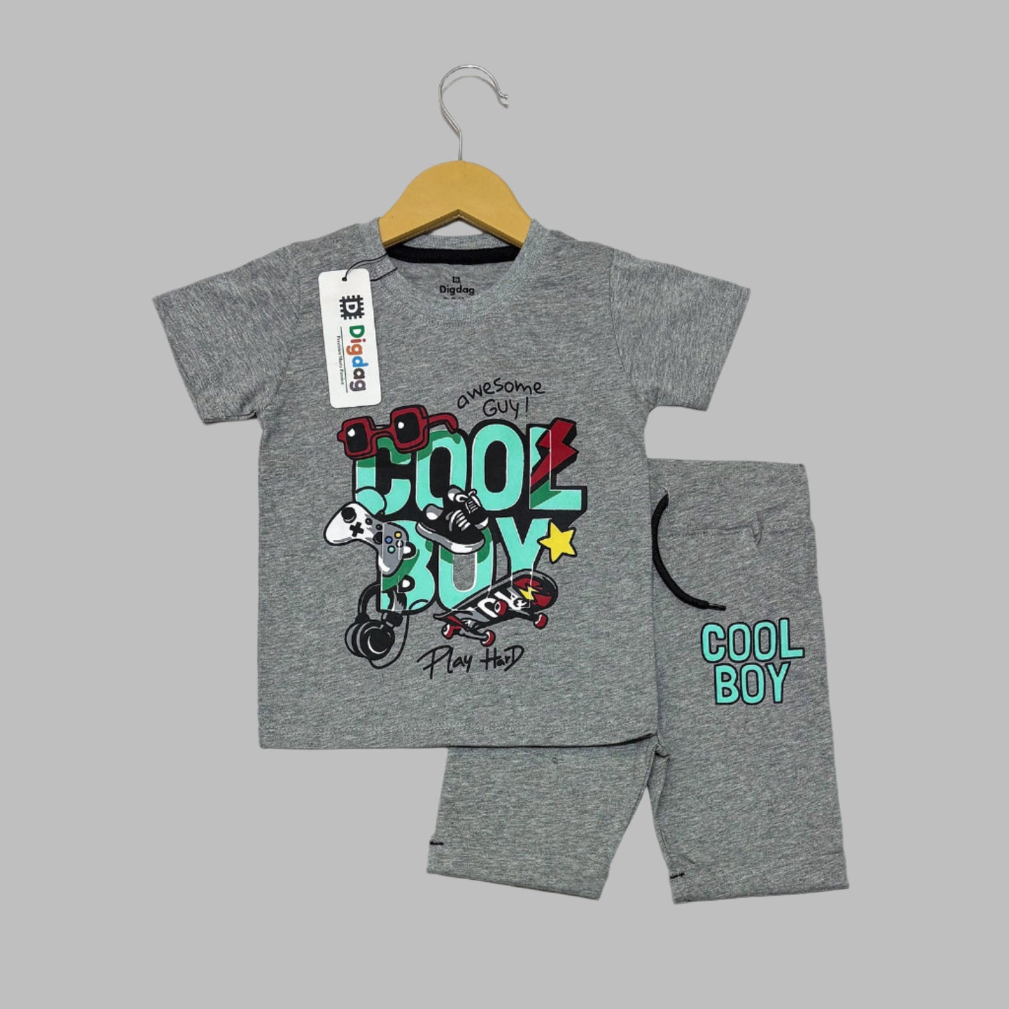 Cool Boy Grey Twinset