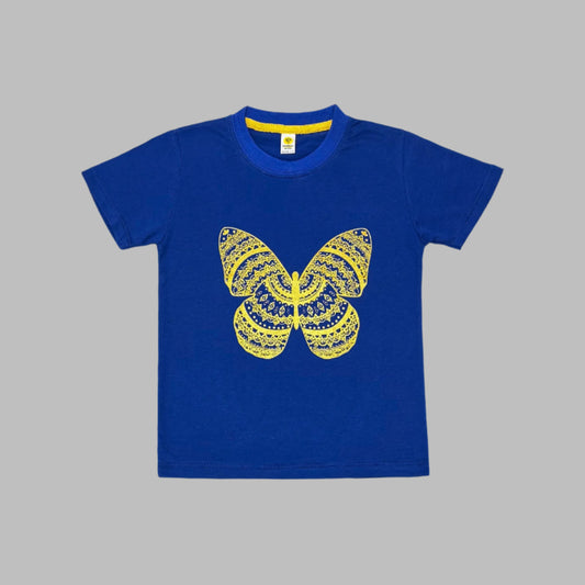 Butterfly Royal Blue Tee